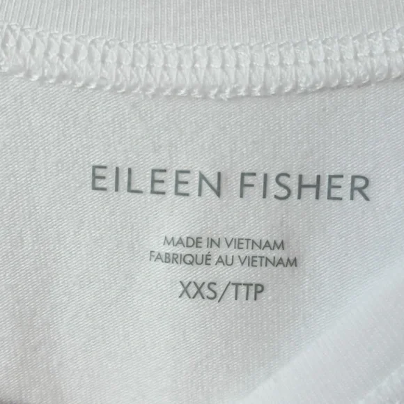 Eileen Fisher White Tank Top - Picture 2 of 4